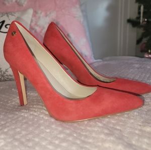 Calvin Klein suede pumps